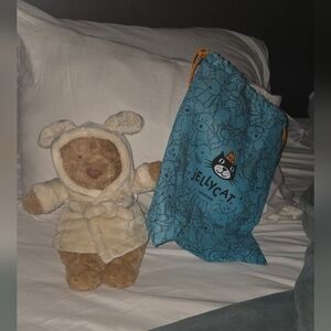 Jellycat Bartholomew Bathrobe Bear Plush BNWT Authentic